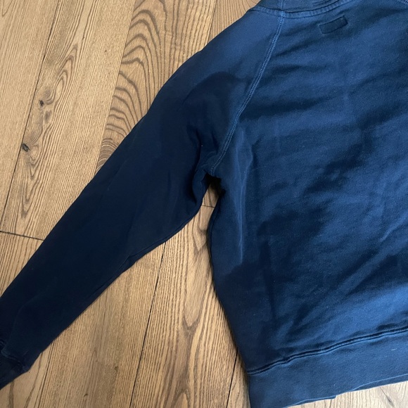 MOTHER Crewneck Demin the Drop Sweatshirt - Picture 11 of 12